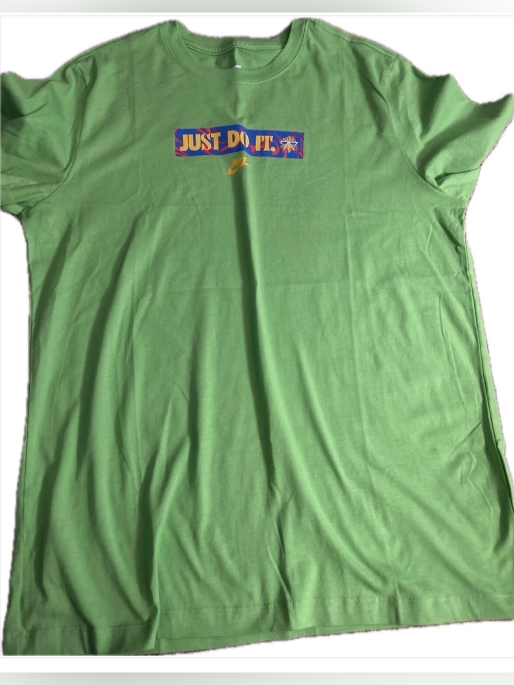 Nike Neon Green T-Shirt -Sz L